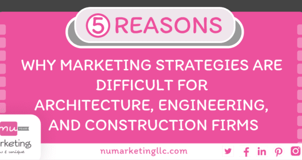 5 Reasons Why Marketing Strategies are Difficult for Architecture