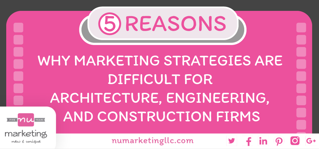5 Reasons Why Marketing Strategies are Difficult for Architecture