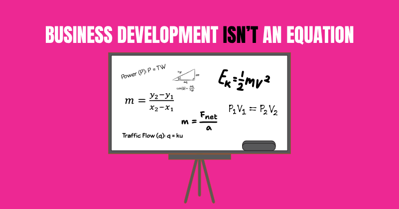 nu marketing blog Business Development Isn’t An Equation